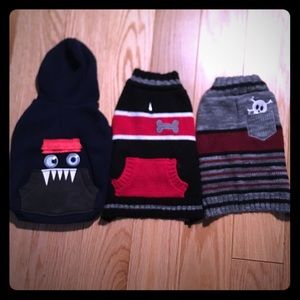 *3 PC* XS Dog Sweater Bundle